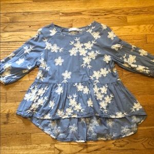 Chicwish Blue High-Low Tunic